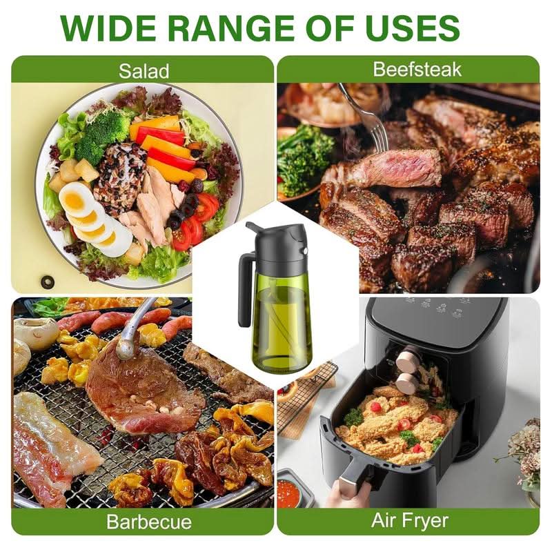 Premium 2-in-1 Oil Dispenser & Spray Bottle