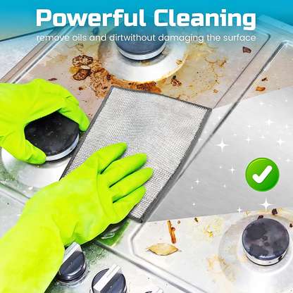 Steel Wipes™ Double Layer Steel Wire Cloth