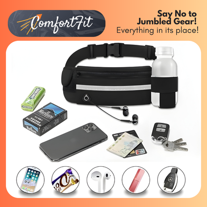 ComfortFit™ Running Belt – Phone & Essentials Waist Pouch