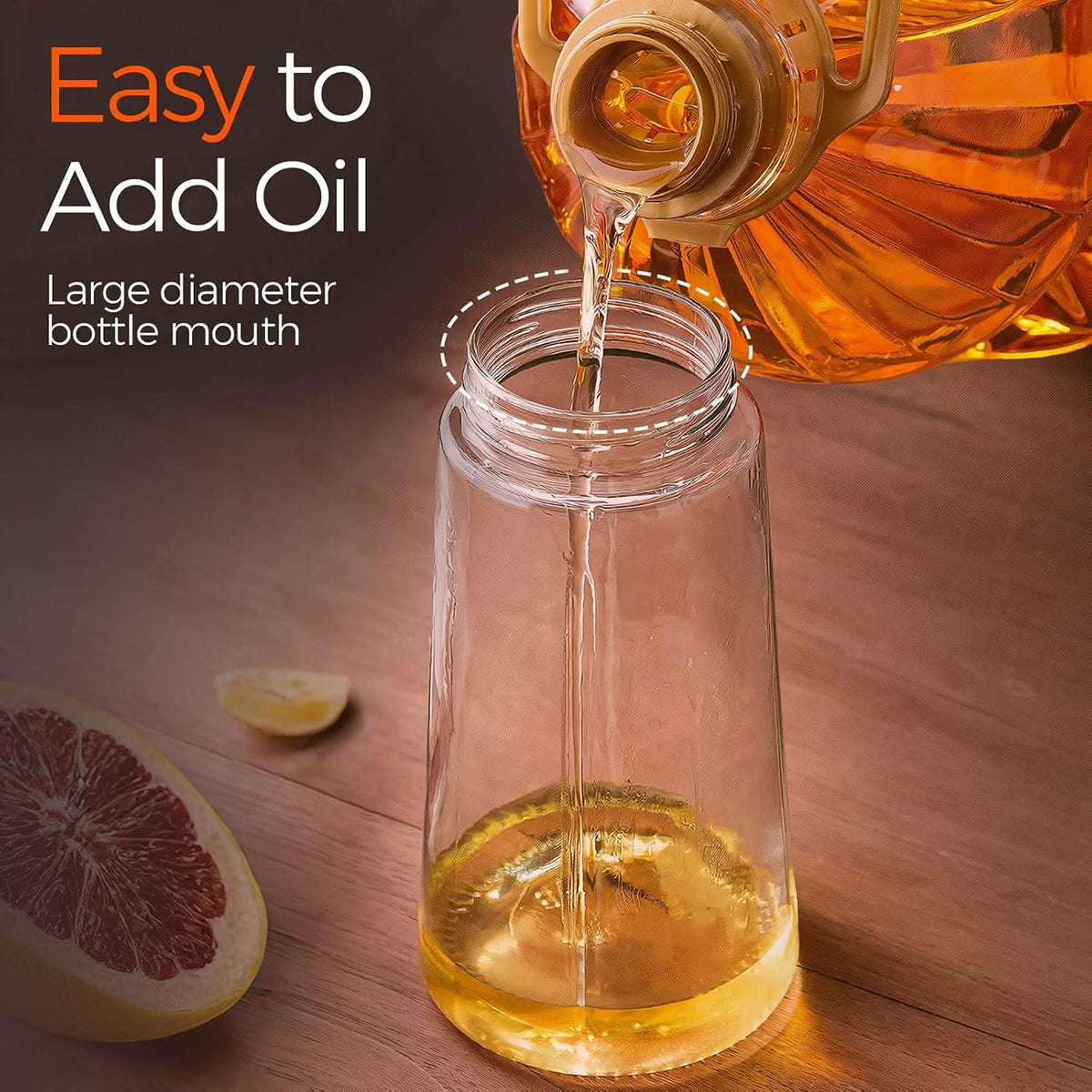 Premium 2-in-1 Oil Dispenser & Spray Bottle