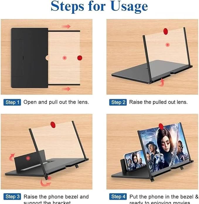 ViewMax 3D Mobile Phone Screen Magnifier