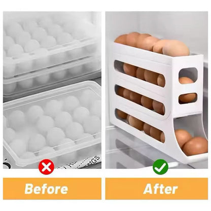 EggFlow™ Premium Refrigerator Egg Organizer